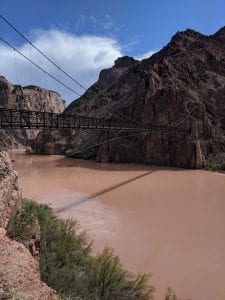 suspension bridge over colorado river